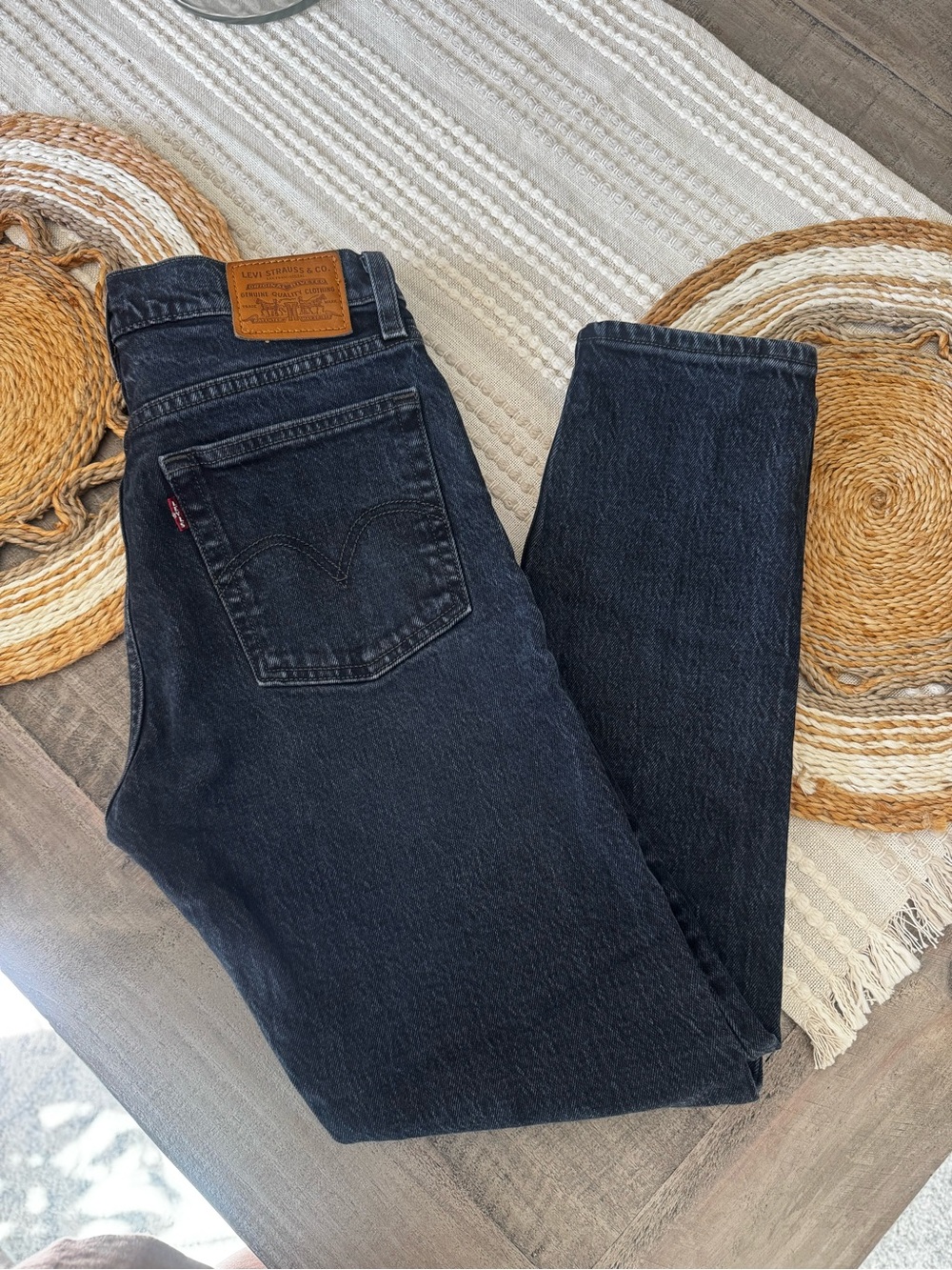 Women’s Levi's Straight Jeans in black